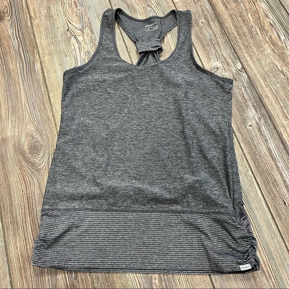 EDDIE bauer workout tank medium gray racerback - Picture 1 of 6